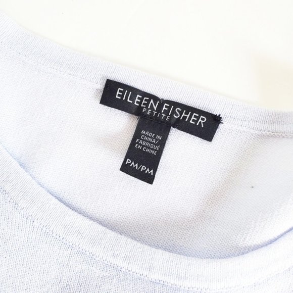 EILEEN FISHER Tencel Lavender Box Top MP - Picture 3 of 8
